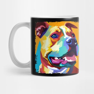 American Staffordshire Terrier Pop Art - Dog Lover Gifts Mug